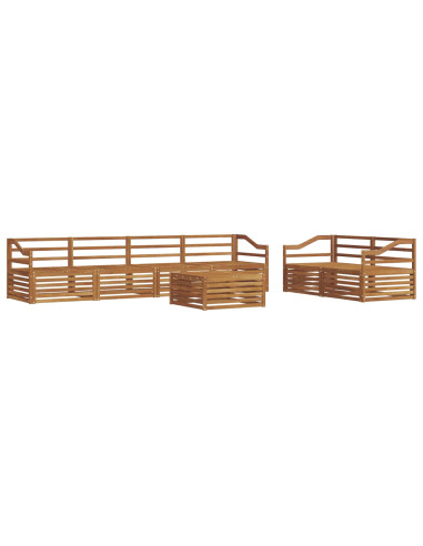 Set di divani 7 pcs Naturale
