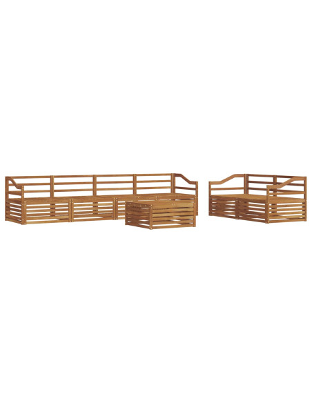 Set di divani 7 pcs Naturale