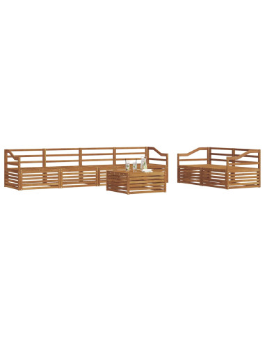 Set di divani 7 pcs Naturale