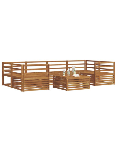 Set di divani 7 pcs Naturale