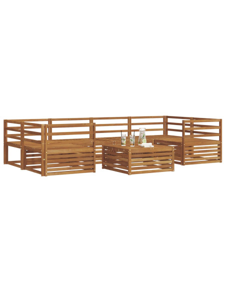 Set di divani 7 pcs Naturale