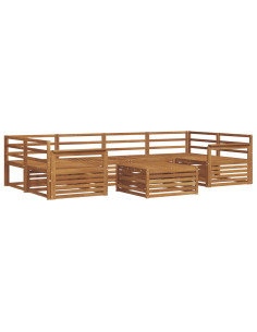 Set di divani 7 pcs Naturale 2