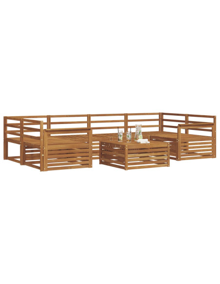 Set di divani 7 pcs Naturale