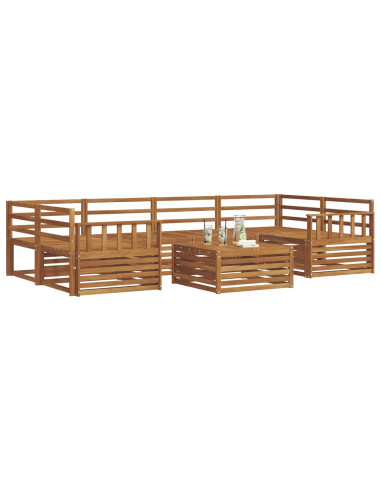 Set di divani 7 pcs Naturale