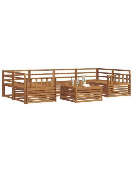 Set di divani 7 pcs Naturale