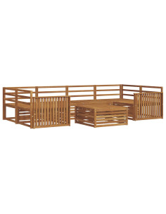 Set di divani 7 pcs Naturale 2