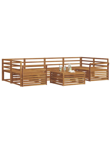 Set di divani 7 pcs Naturale