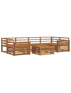 Set di divani 7 pcs Naturale 2