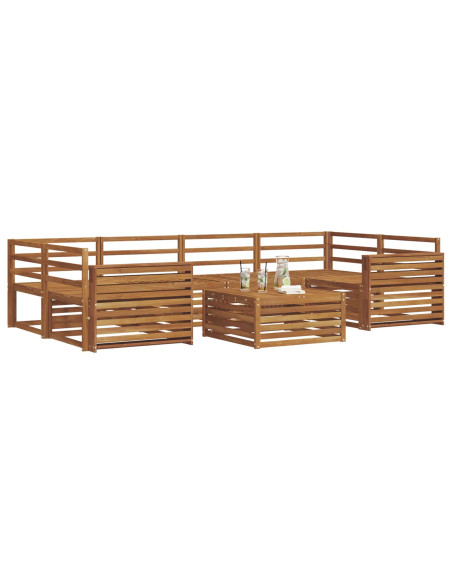 Set di divani 7 pcs Naturale