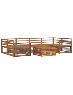 Set di divani 7 pcs Naturale 2