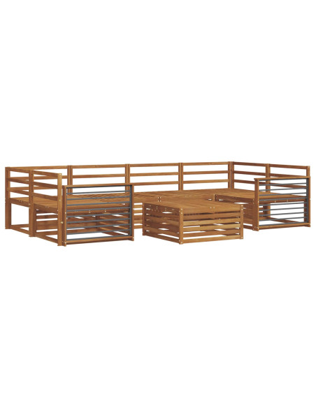 Set di divani 7 pcs Naturale