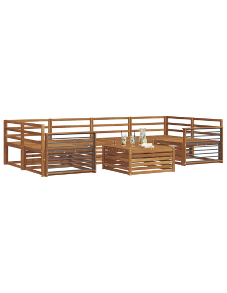 Set di divani 7 pcs Naturale