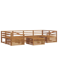 Set di divani 7 pcs Naturale 2