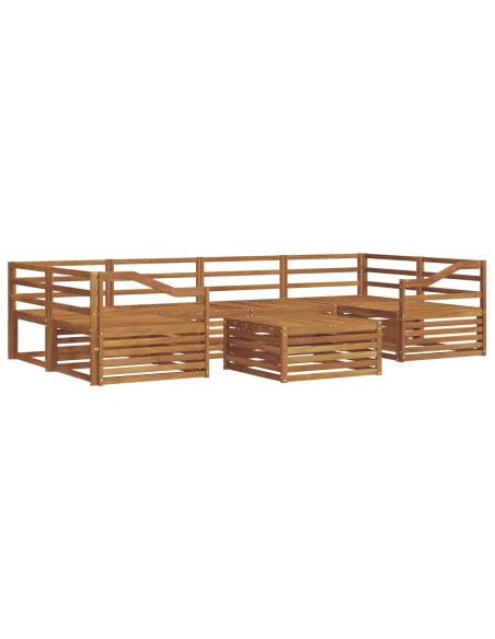 Set di divani 7 pcs Naturale