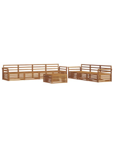 Set di divani 8 pcs Naturale 2