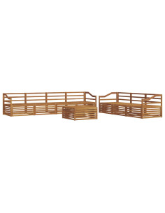 Set di divani 8 pcs Naturale 2