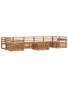 Set di divani 8 pcs Naturale 2