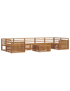 Set di divani 8 pcs Naturale 2
