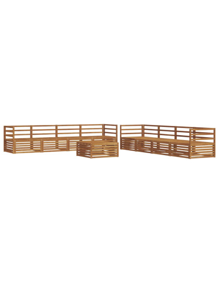 Set di divani 9 pcs Naturale