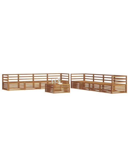 Set di divani 9 pcs Naturale