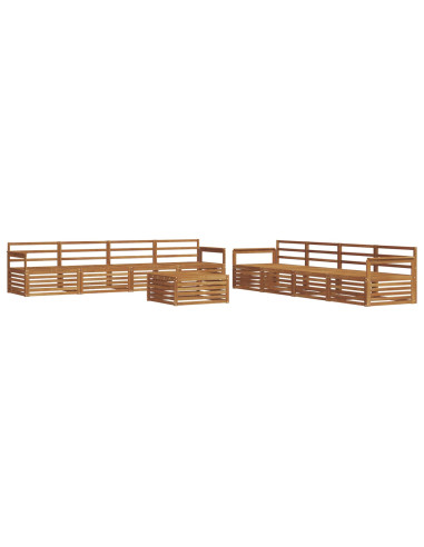 Set di divani 9 pcs Naturale