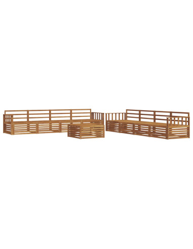 Set di divani 9 pcs Naturale