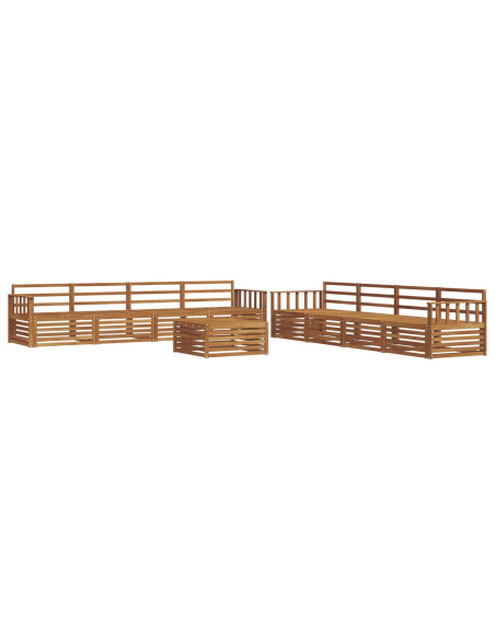 Set di divani 9 pcs Naturale