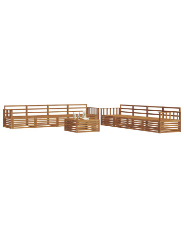 Set di divani 9 pcs Naturale
