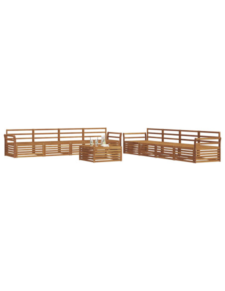 Set di divani 9 pcs Naturale