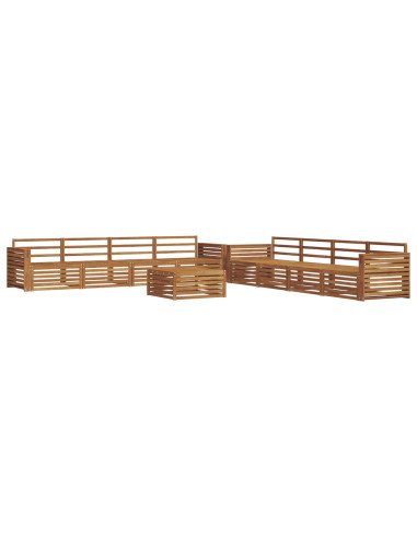 Set di divani 9 pcs Naturale