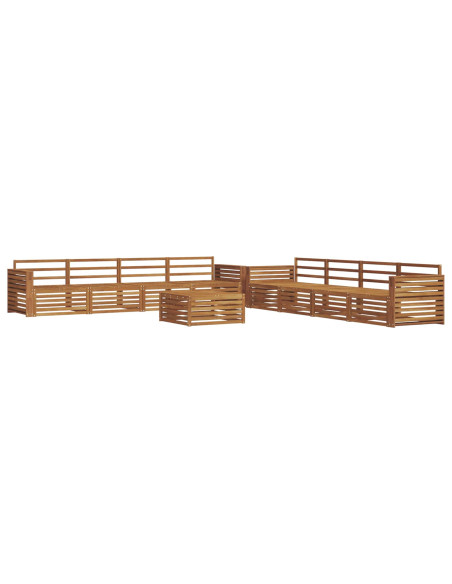 Set di divani 9 pcs Naturale
