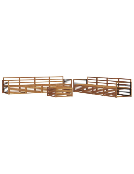 Set di divani 9 pcs Naturale