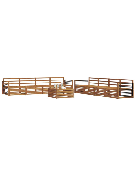 Set di divani 9 pcs Naturale