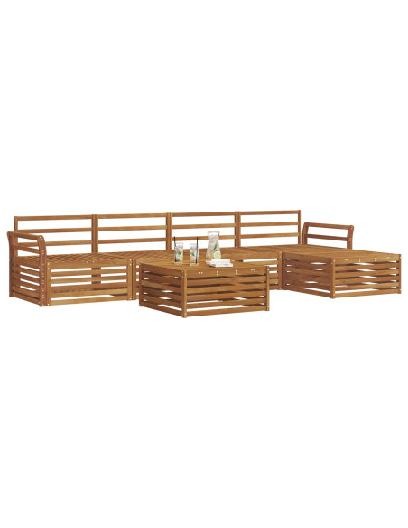 Set di divani 6 pcs Naturale