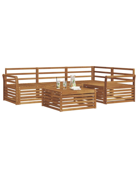 Set di divani 5 pcs Naturale