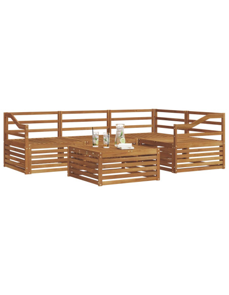Set di divani 5 pcs Naturale