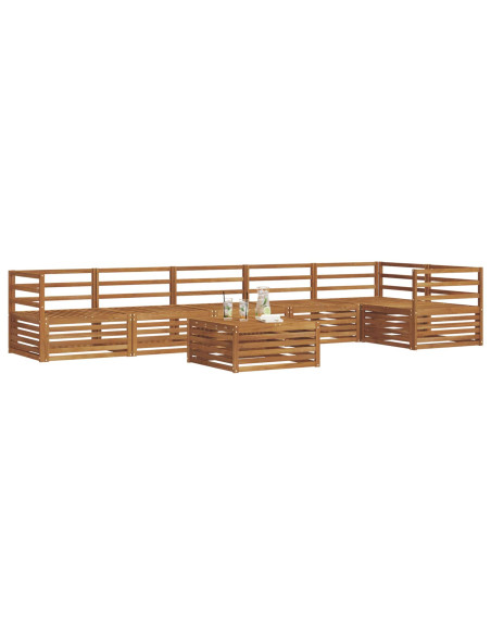 Set di divani 7 pcs Naturale