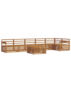 Set di divani 7 pcs Naturale 2
