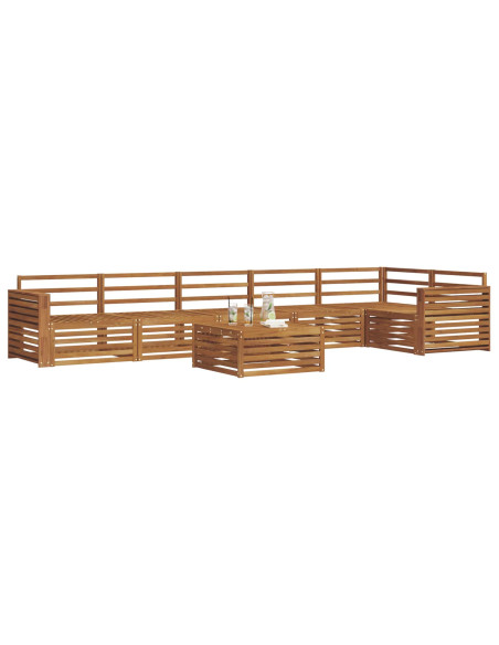 Set di divani 7 pcs Naturale
