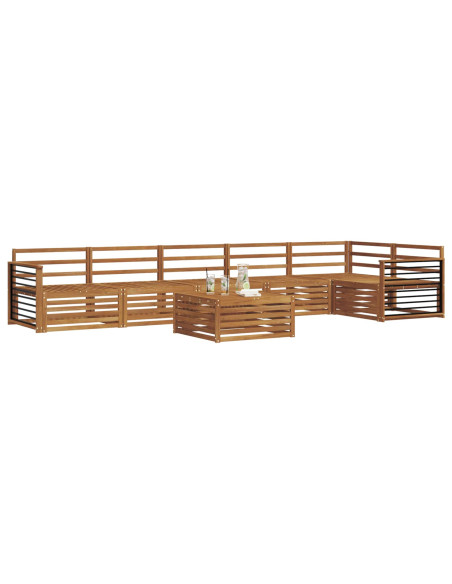 Set di divani 7 pcs Naturale