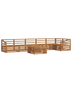Set di divani 7 pcs Naturale 2