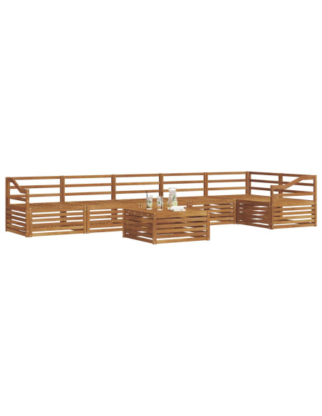 Set di divani 7 pcs Naturale