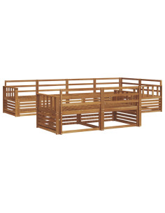 Set di divani 7 pcs Naturale 2