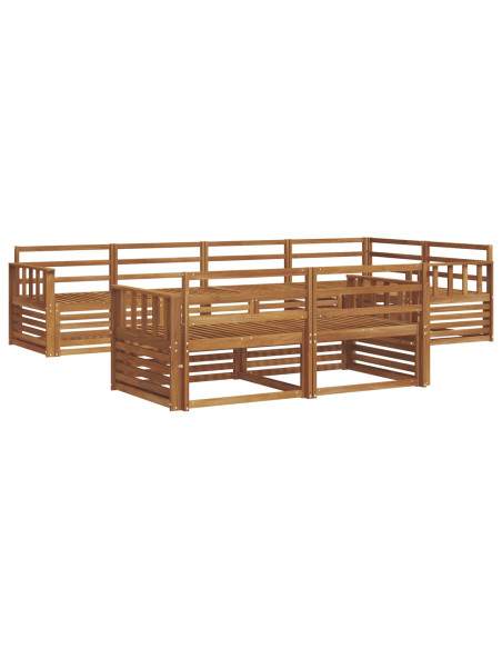 Set di divani 7 pcs Naturale