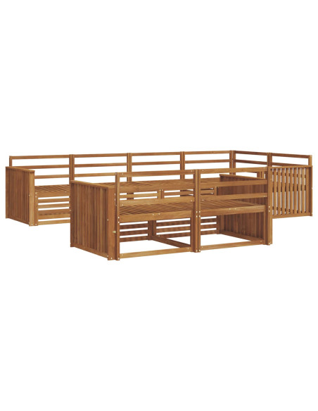 Set di divani 7 pcs Naturale