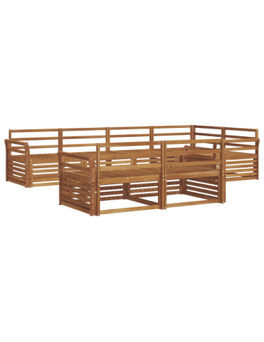 Set di divani 7 pcs Naturale
