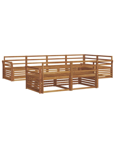 Set di divani 7 pcs Naturale