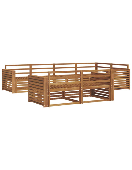 Set di divani 7 pcs Naturale
