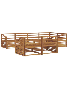 Set di divani 7 pcs Naturale 2