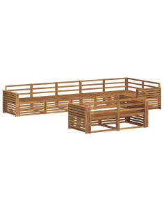 Set di divani 8 pcs Naturale 2